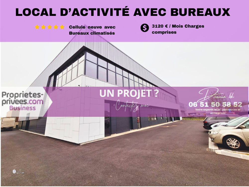   SAINT MAXIMIN - Local d'activit  louer, Cellule neuve  253 m 