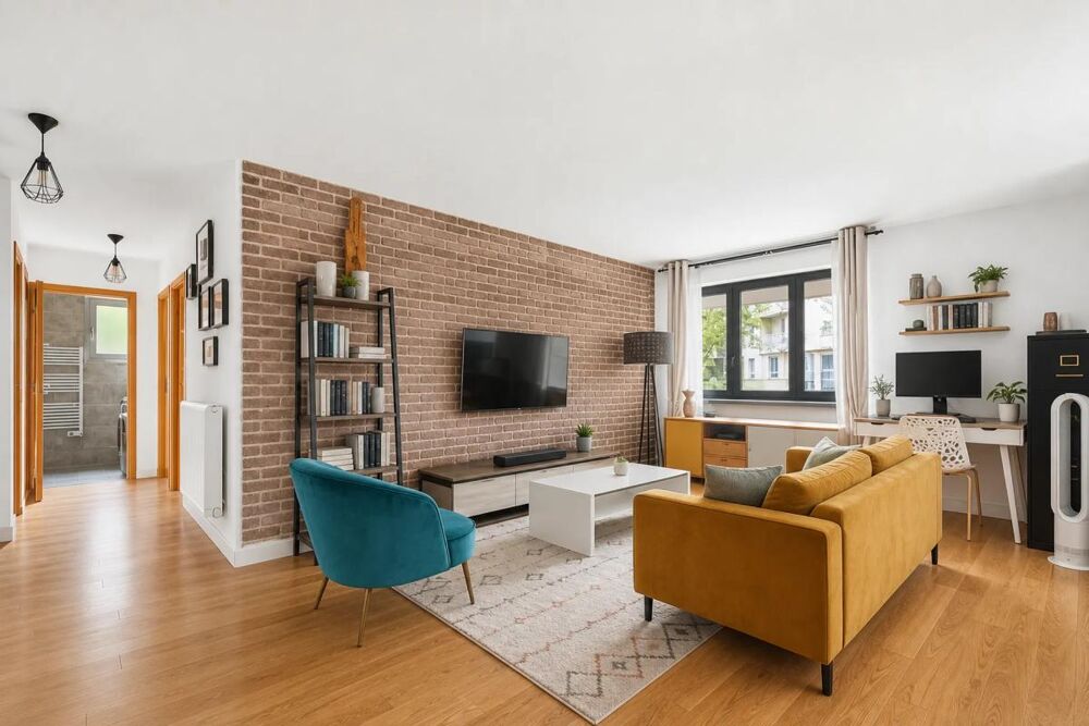 Appartement T3 de 71m² / 2 chambres / 41 m² de séjour / Parking