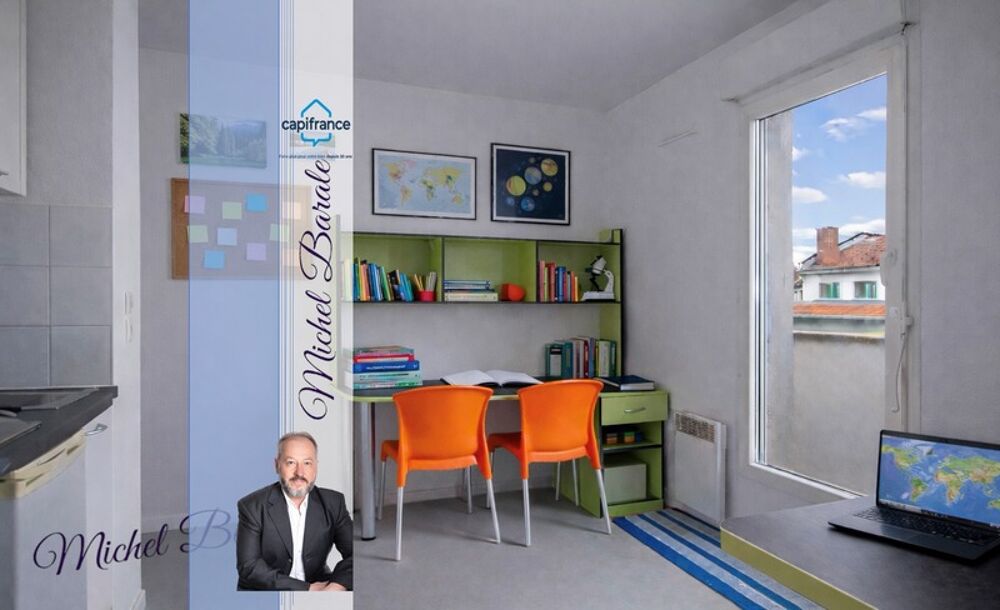 LYON 8?  Résidence étudiante Arts Berthelot T2 meublé avec balcon et parking  Investissement LMNP sécurisé