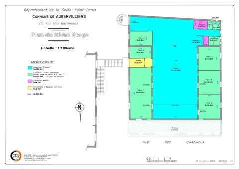 A louer AUBERVILLIERS (93) Bureau 270 m2 4600 93300 Aubervilliers