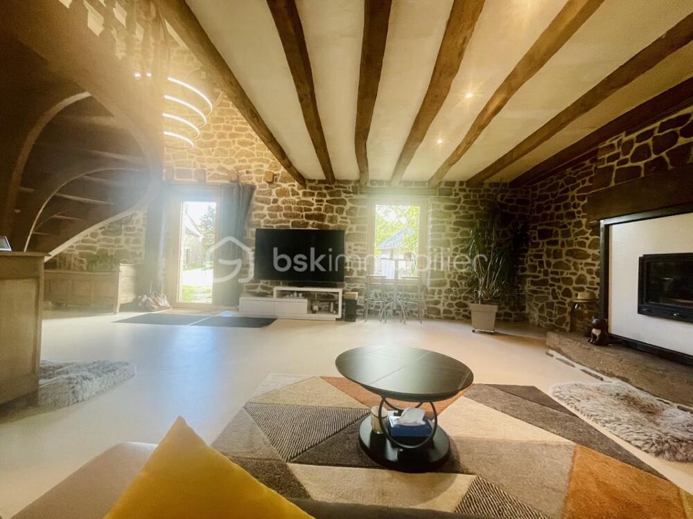 Vente Maison À VENDRE – MAGNIFIQUE LONGÈRE EN PIERRE À QUÉVERT (22) AUX PORTES DE DINAN Quevert