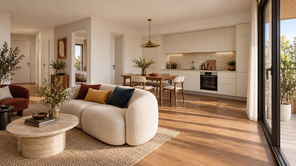 Vente Appartement BRUGES – T3 DE 64 M² AVEC LOGGIA DE 10 M² + 2 PLACES DE PARKING Bruges