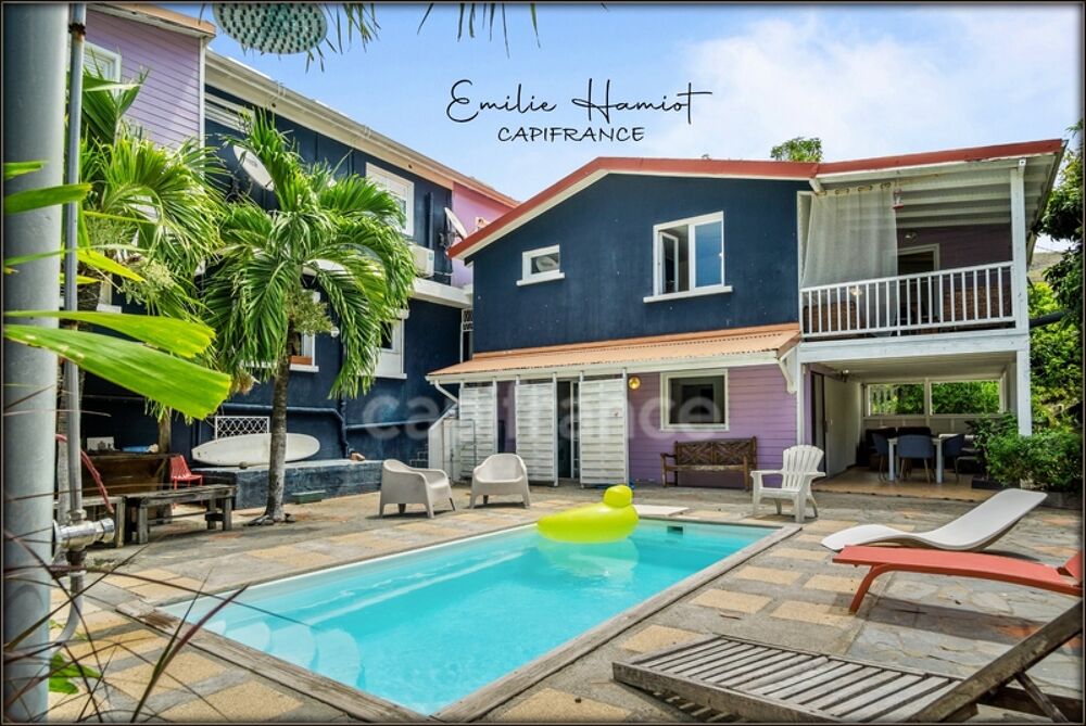 A louer - Maison de type bungalow - 3 pièces avec terrasse, bac à punch et piscine commune