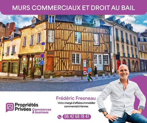 Murs commerciaux avec droit au bail &agrave; vendre - Local de 50 m&sup2; avec extraction - Proximit&eacute; imm&eacute;diate de Vannes 99000 56880 Ploeren