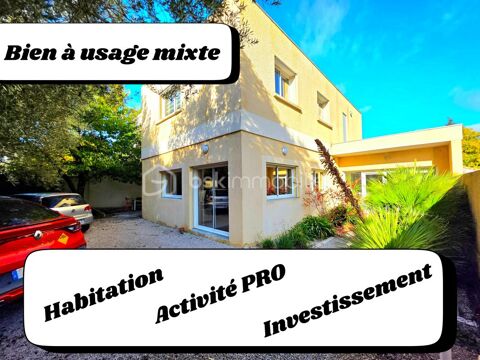 PIERRELATTE / BUREAUX D'ACTIVITES OU SURFACE HABITABLE / 261 m&sup2; /  COUR ARBOREE 395000 26700 Pierrelatte
