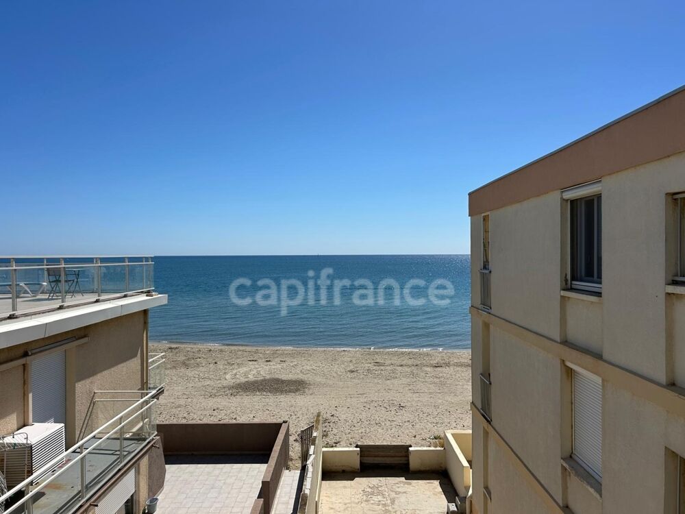 Appartement à vendre 2 pièces PALAVAS LES FLOTS (34) PREMIÈRE LIGNE  T2 TRAVERSANT  VUE MER EXCEPTIONNELLE  ACCÈS DIRECT PLAG