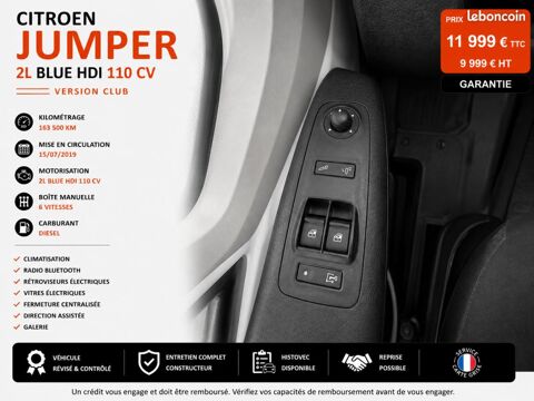 Jumper 1&deg; Main / 2L B HDI 110cv Version CLUB Taille L2H2 Clim/Limit 2020 occasion 60430 Abbecourt