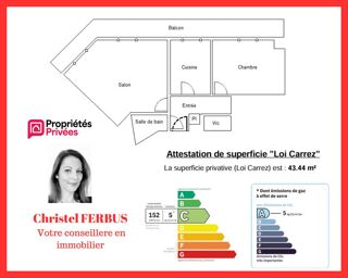  Appartement � vendre 2 pi�ces 43 m�