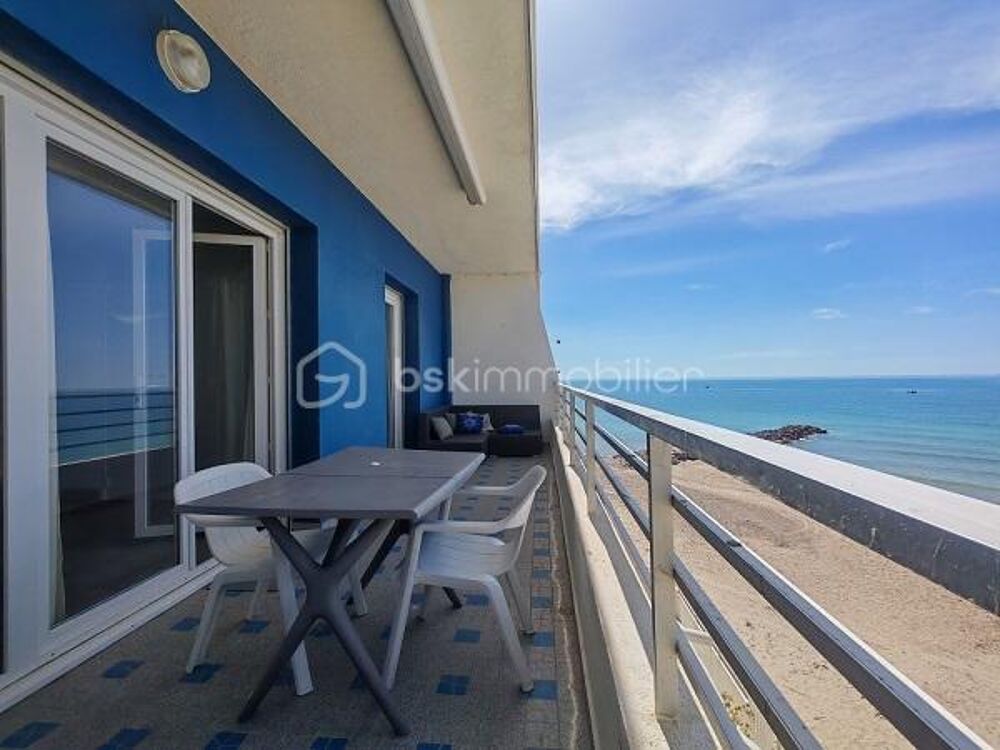 *** Palavas-les-Flots rive gauche Magnifique Appartement traversant vue mer avec terrasse, parking cave et accès privatif à la p