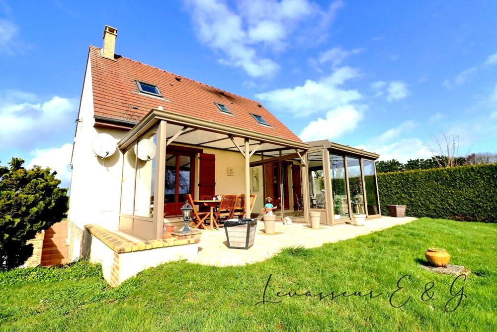 Vente Maison Entre Bresles et Beauvais 60510 - Pavillon sur sous sol total sans travaux 3 chambres sur 1672m² Oroer