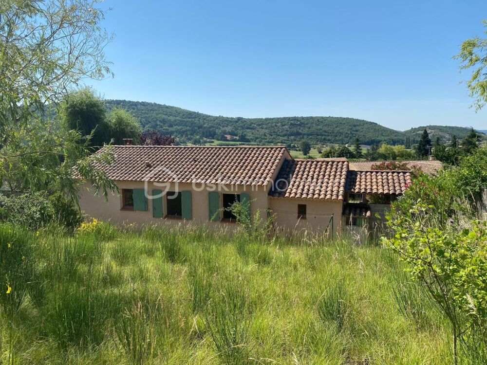 BANON (04)  Maison de plain-pied  3 chambres + pièce indépendante  Terrain clos de 1 310 m²