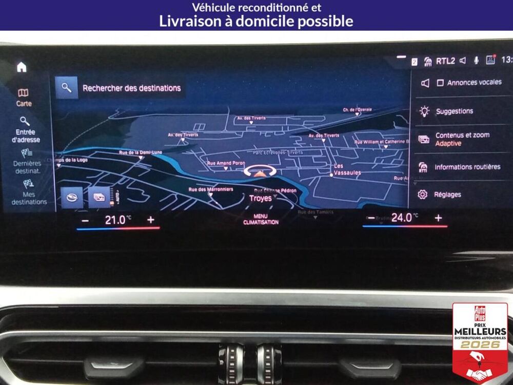 S&eacute;rie 3 320e 204 BVA8 +BMW Live Cockpit Navigation Pro +Pr 2023 occasion 10150 Lavau