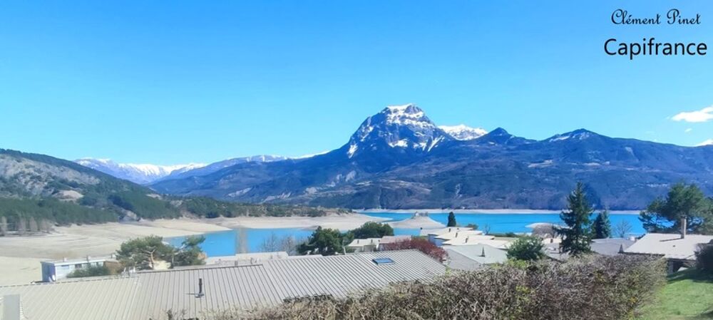Pavillon avec vue exceptionnelle sur la baie Saint-Michel et le lac de Serre-Ponçon  Chorges (05230)