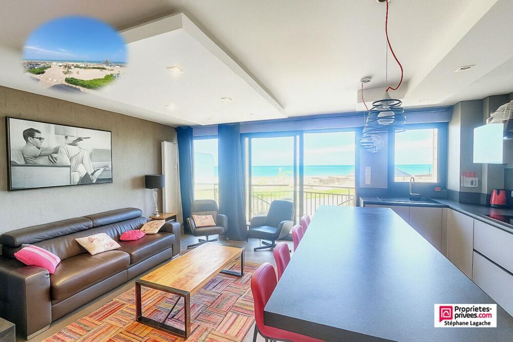 Vente Appartement Appartement Le Touquet Paris Plage 3 pièce(s) 60 m2 vue mer avec terrasse garage et cave Le touquet paris plage