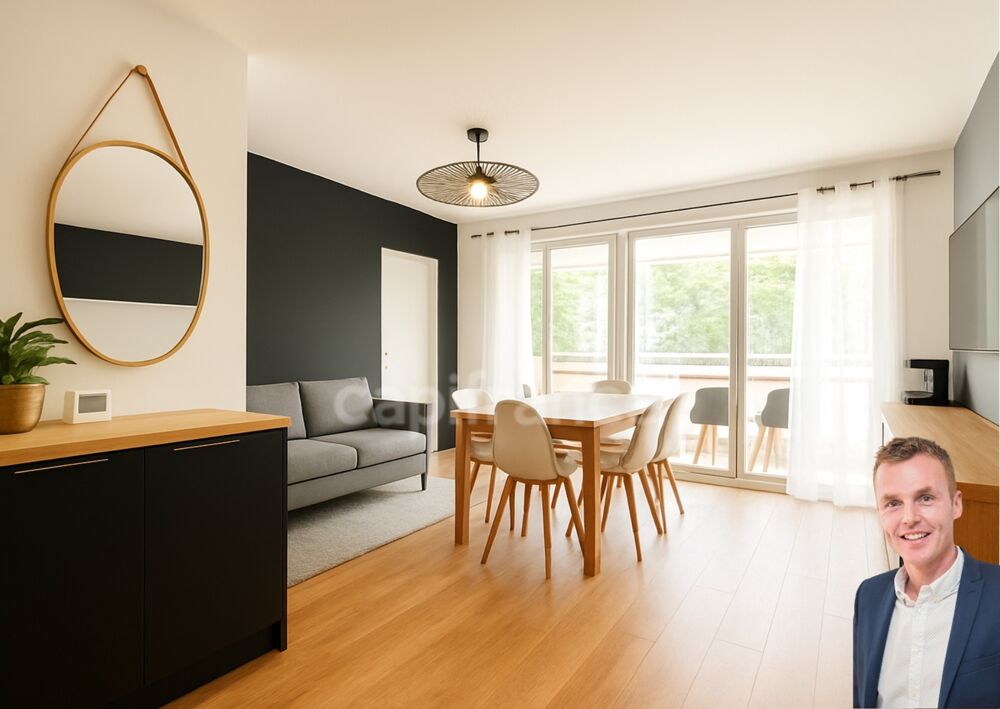 Finistère (29)  À vendre à Quimper Ouest : appartement T5 meublé en colocation de 91,07 m² habitables avec cave