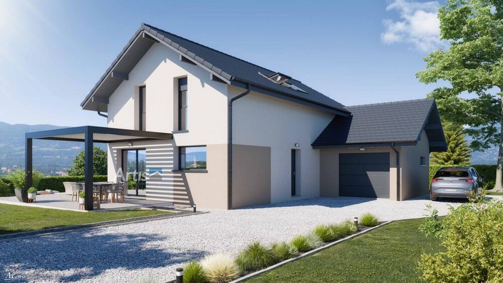 Maison neuve 4 chambres à Copponex  Vue dégagée, proche Genève
