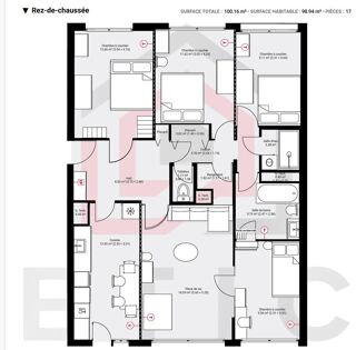  Appartement à vendre 5 pièces 100 m²