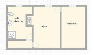  Appartement � louer 2 pi�ces 26 m� Aulnay sous bois