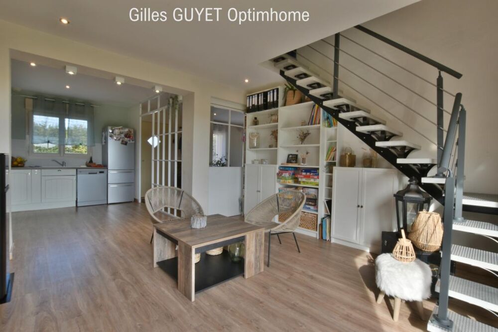 Vente Maison 12/15MN de BERNAY, DPE C, T6 110M² 219000€ avec 2000M² de terrain clos (27) Bernay
