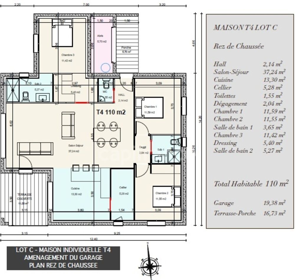 Vente Maison Maison à vendre 4 pièces BORGO (20) garage Borgo