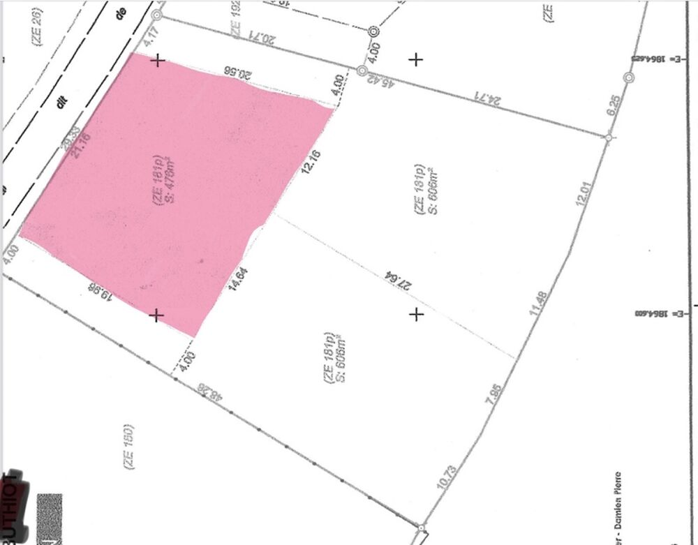 Vente Terrain Terrain à vendre-606m2- AISEREY (21) Aiserey