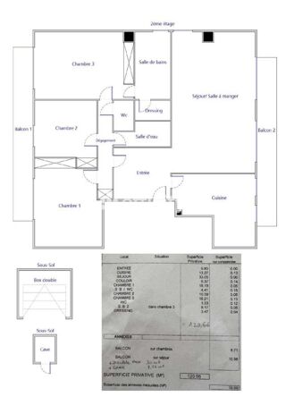  Appartement � vendre 4 pi�ces 120 m�