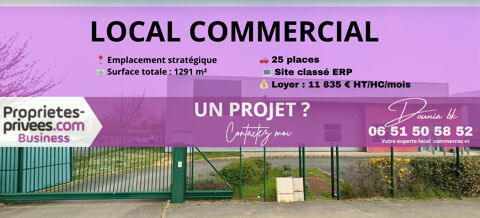 SAINT MAXIMIN - LOCAL COMMERCIAL  1300 m² 11800 60740 Saint maximin