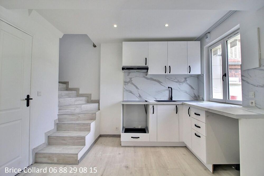 60180 NOGENT SUR OISE Maison de ville 1 chambre et bureau, intégralement rénovée