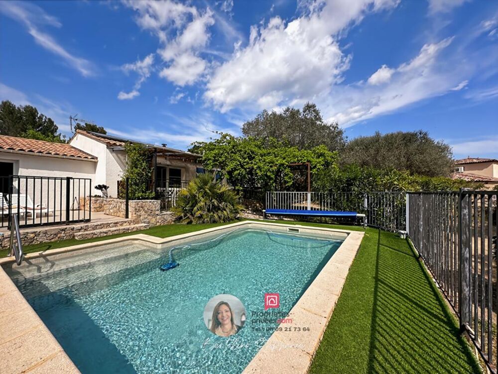 Maison plain-pied - piscine - 1500 m2 de terrain