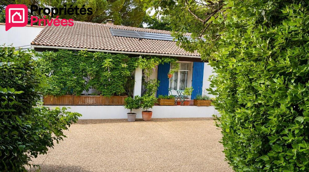 Vente Maison SAINTE-ANASTASIE ? MAISON DE PLAIN-PIED - 4 CHAMBRES ? 113 m² ? TERRAIN PLAT 1 343 m² ? AU CALME La calmette