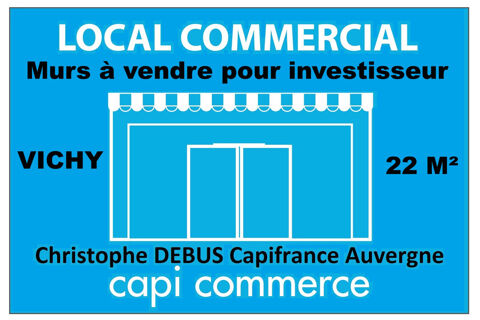 Murs d'un magasin à vendre VICHY (03) 64000 03200 Vichy