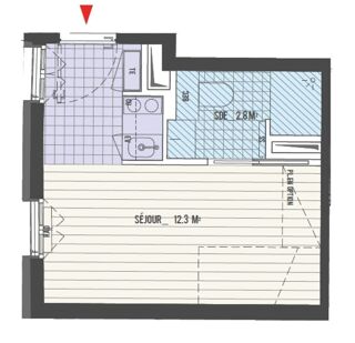  Appartement à vendre 1 pièce 27 m²