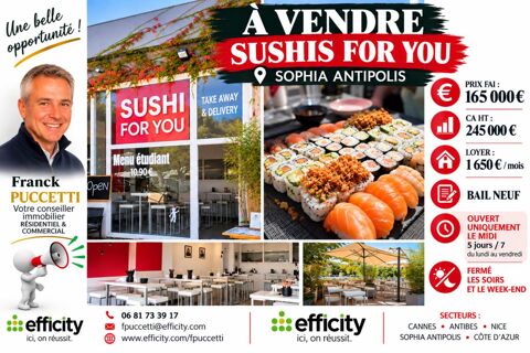 Commerces/Negoce 165000 06560 Valbonne