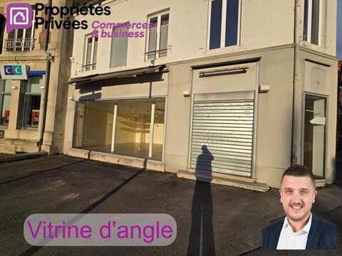 02500 HIRSON - LOCAL COMMERCIAL AVEC FORTE VISIBILIT&Eacute; , CENTRE-VILLE 590 02500 Hirson