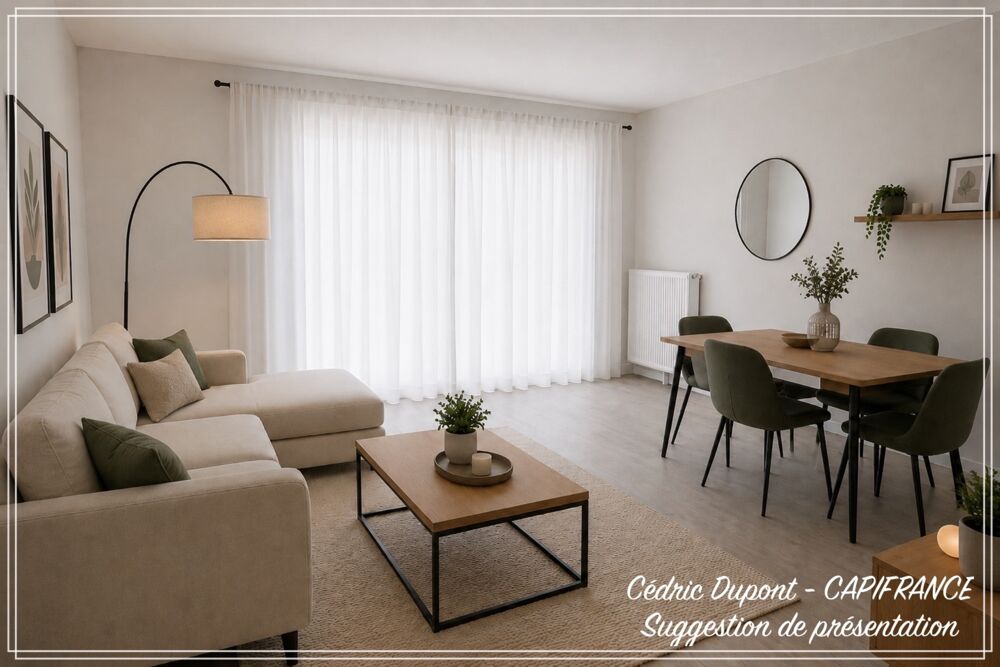 Appartement à vendre 4 pièces 77m2 dernier étage - PROVINS (77) - balcon - 2 parking
