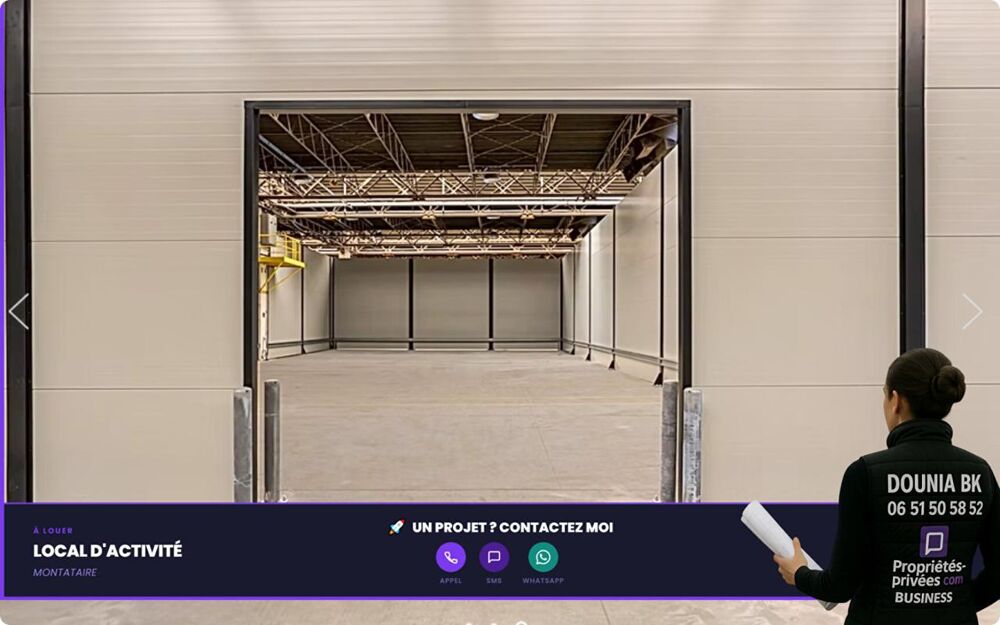   MONTATAIRE - Local d'activité, Entrepôt 480 m² 