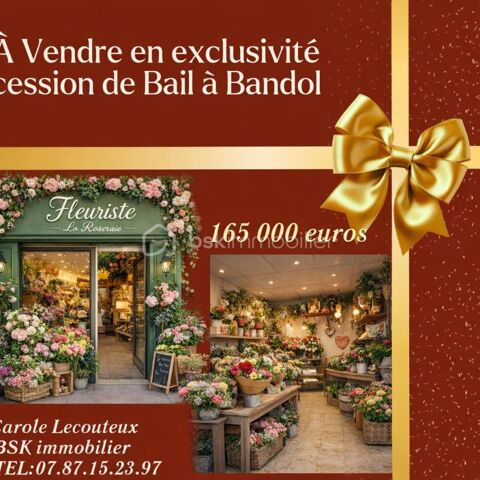 ? &Agrave; Bandol � Porte d'Azur : Cession de bail en exclusivit&eacute; 165000 83150 Bandol