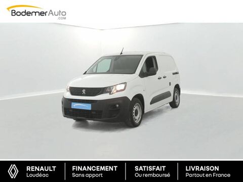 Peugeot Partner FGN FOURGON STANDARD 650 KG BLUEHDI 100 S&S BVM5 ASPHALT 2020 occasion Loudéac 22600