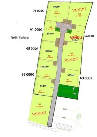  Terrain  vendre 561 m