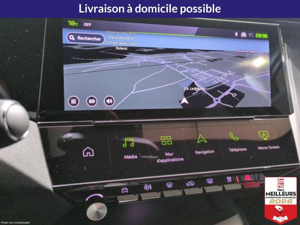 308 HYBRID 145 BVA E-DCS6 GT + PACK VISION 360 & D 2026 occasion 78200 Buchelay