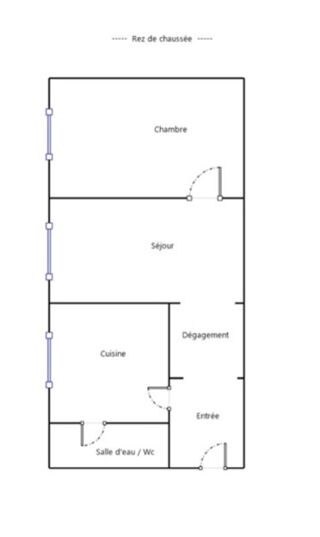  Appartement  vendre 2 pices 34 m