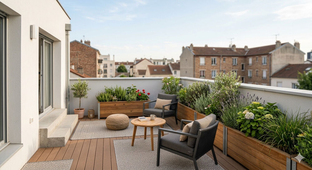 Vente Appartement - T5 en DERNIER ETAGE avec TERRASSES proche TRANSPORTS - Saint denis