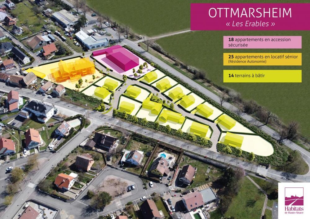 Vente Terrain Les Erables - Parcelle 10 - Terrain - Ottmarsheim (68490) Ottmarsheim