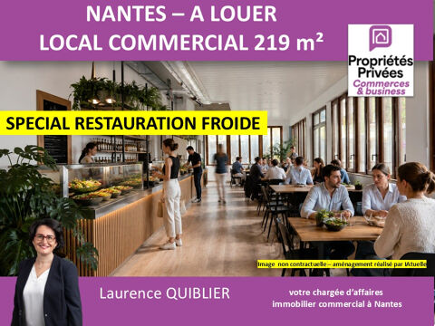 44200 NANTES - LOCAL COMMERCIAL 219 M&sup2; , RESTAURATION FROIDE A LOUER 2920 44200 Nantes