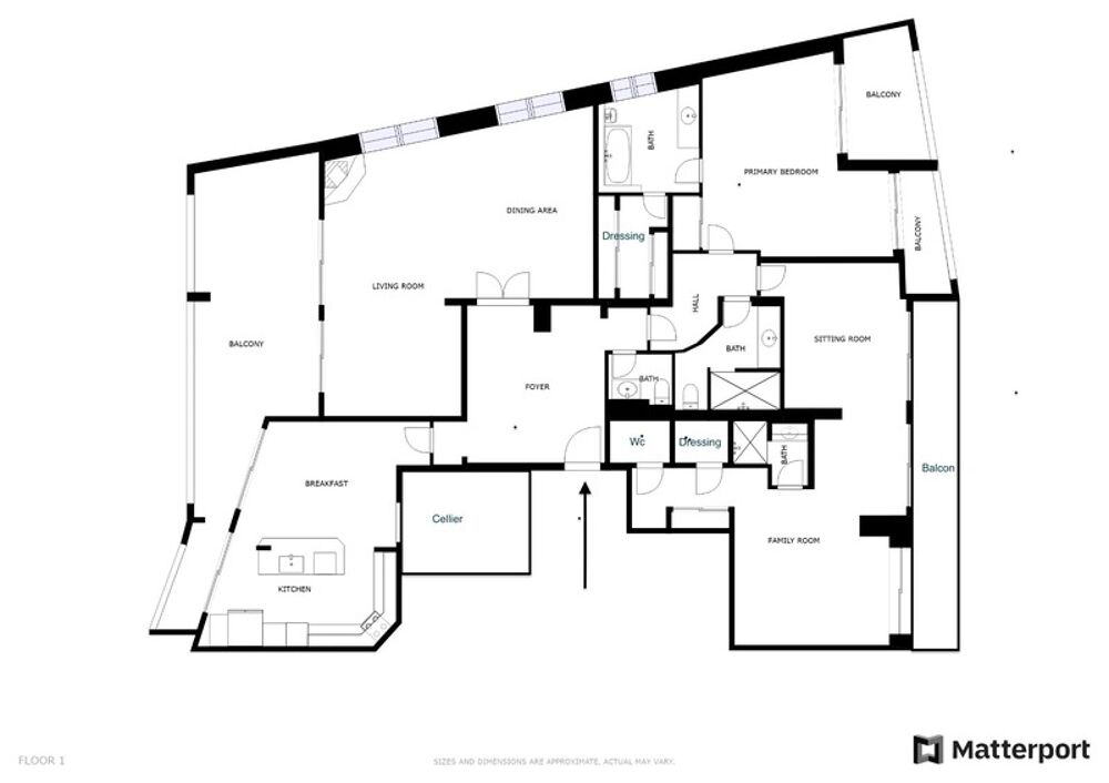 Vente Appartement Draguignan(83),  vendre  Penthouse de 196 m T4/5 en 3ieme tage, double garage, double cave, terrasse Draguignan