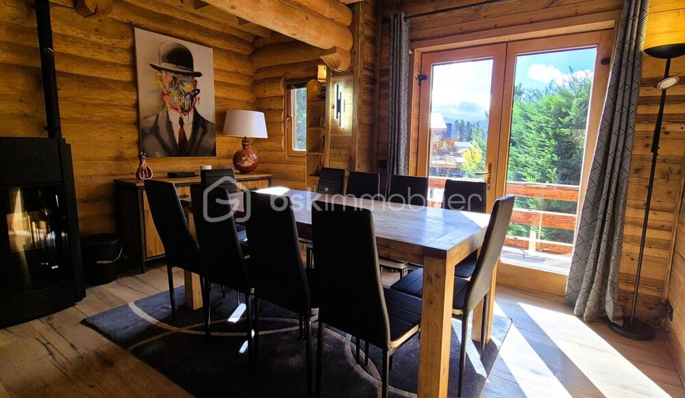 Vente Chalet ?? CHALET D'EXCEPTION EN RONDINS – ALL0S – PRESTATIONS HAUT DE GAMME – VUE PANORAMIQUE ? Allos