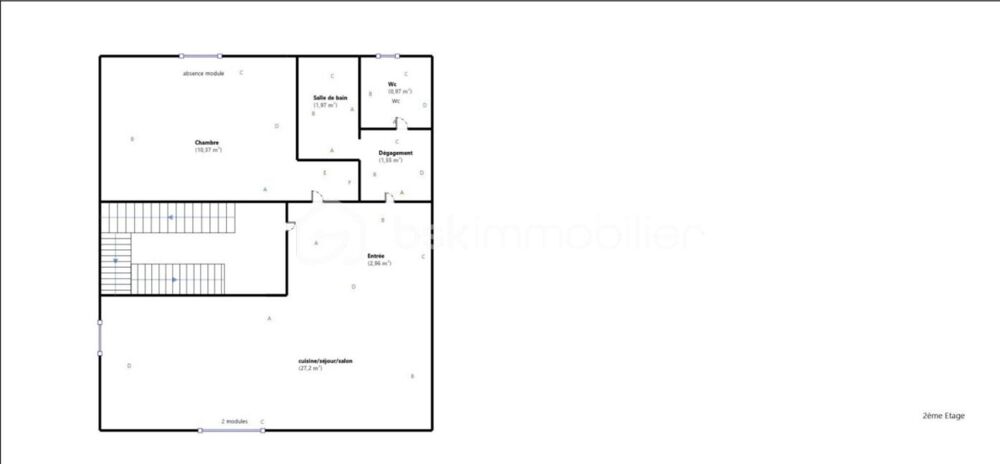 Appartement T2 entièrement rénové - Centre ville