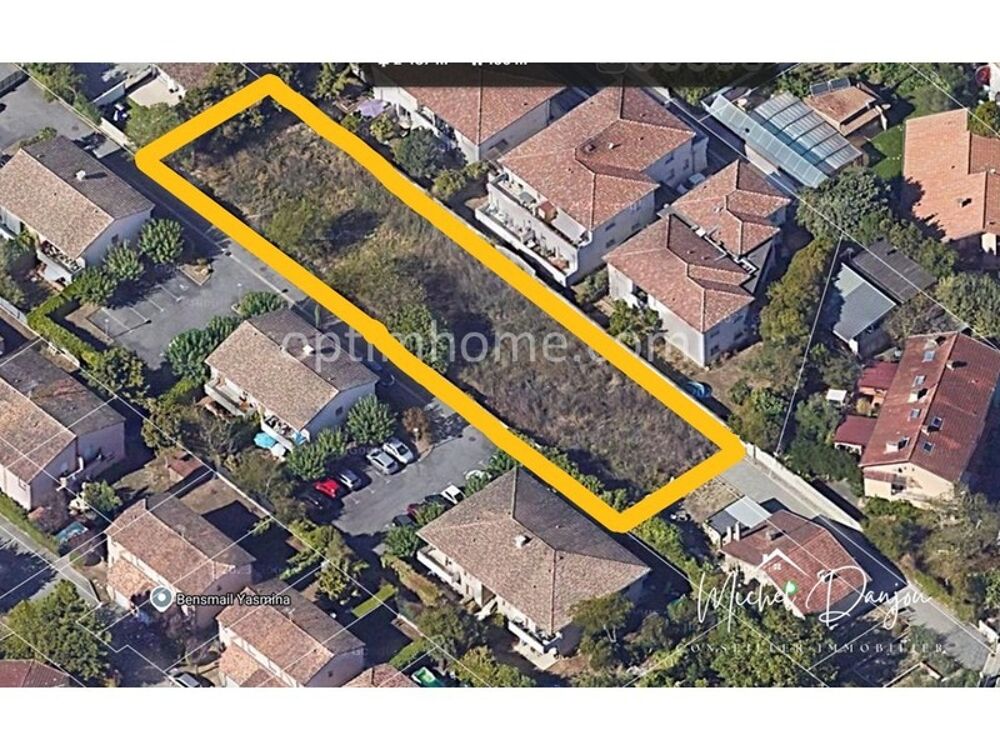Vente Terrain TOULOUSE LAFOURGUETTE, secteur calme, terrain plat à vendre de 1400 m² Toulouse