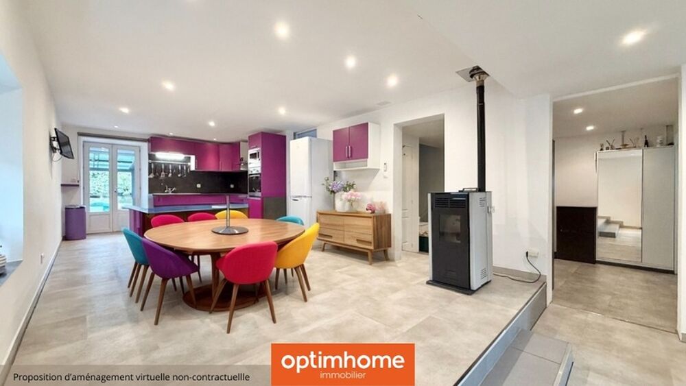 Maison individuelle rénovée 162 m²  Vivable de plain-pied  Grande pièce à vivre de 56 m²  Dépendance  Bussang (Hautes Vosges