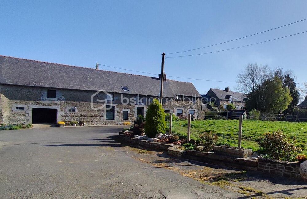 Maison mitoyenne en pierre de 144 m2 exposée plein Sud sur la commune de Javené